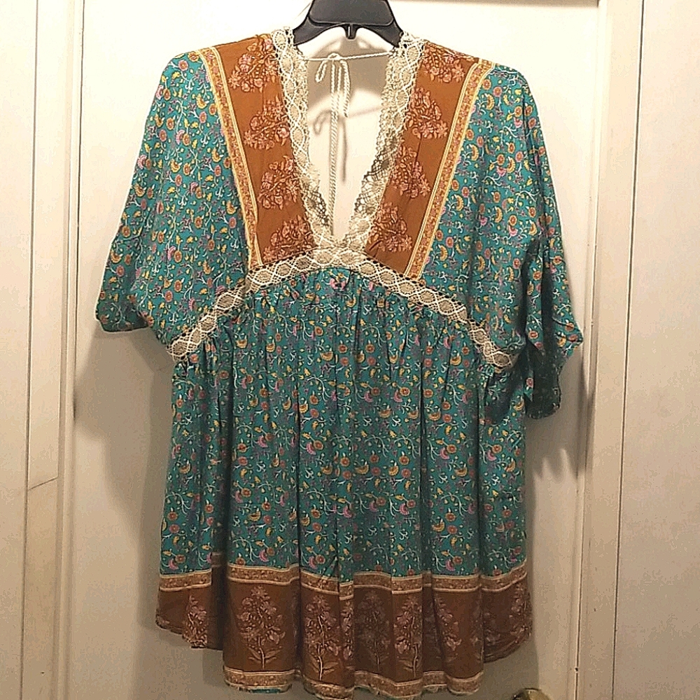 GiGio by Umgee Tunic Top size Large